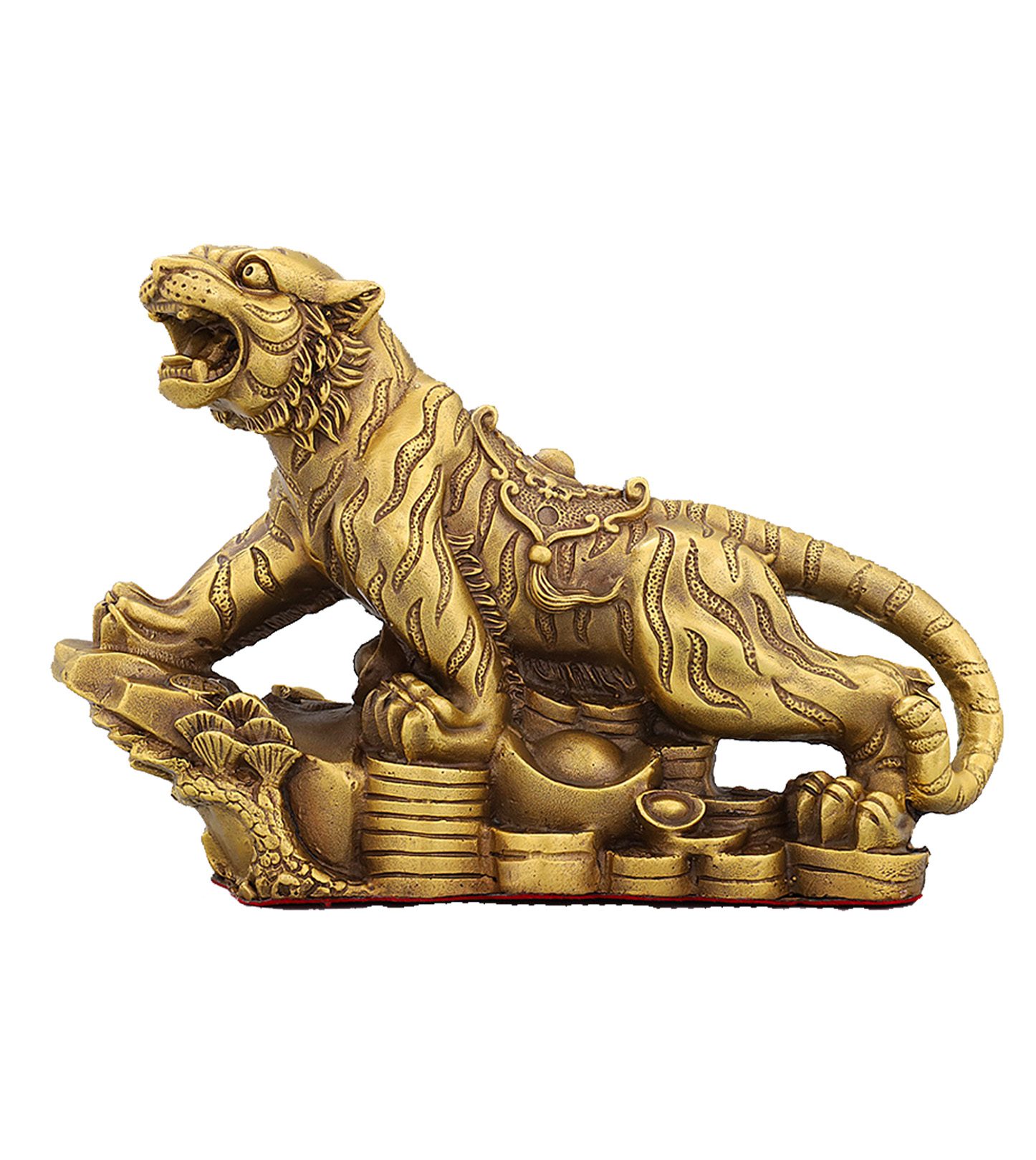 Wealth-Gathering Tiger – Copper Chinese Zodiac Tiger Ornament - Image 6