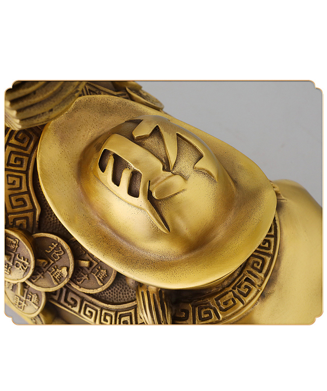 Auspicious Goat of Good Fortune – Copper Chinese Zodiac Goat Ornament - Image 10