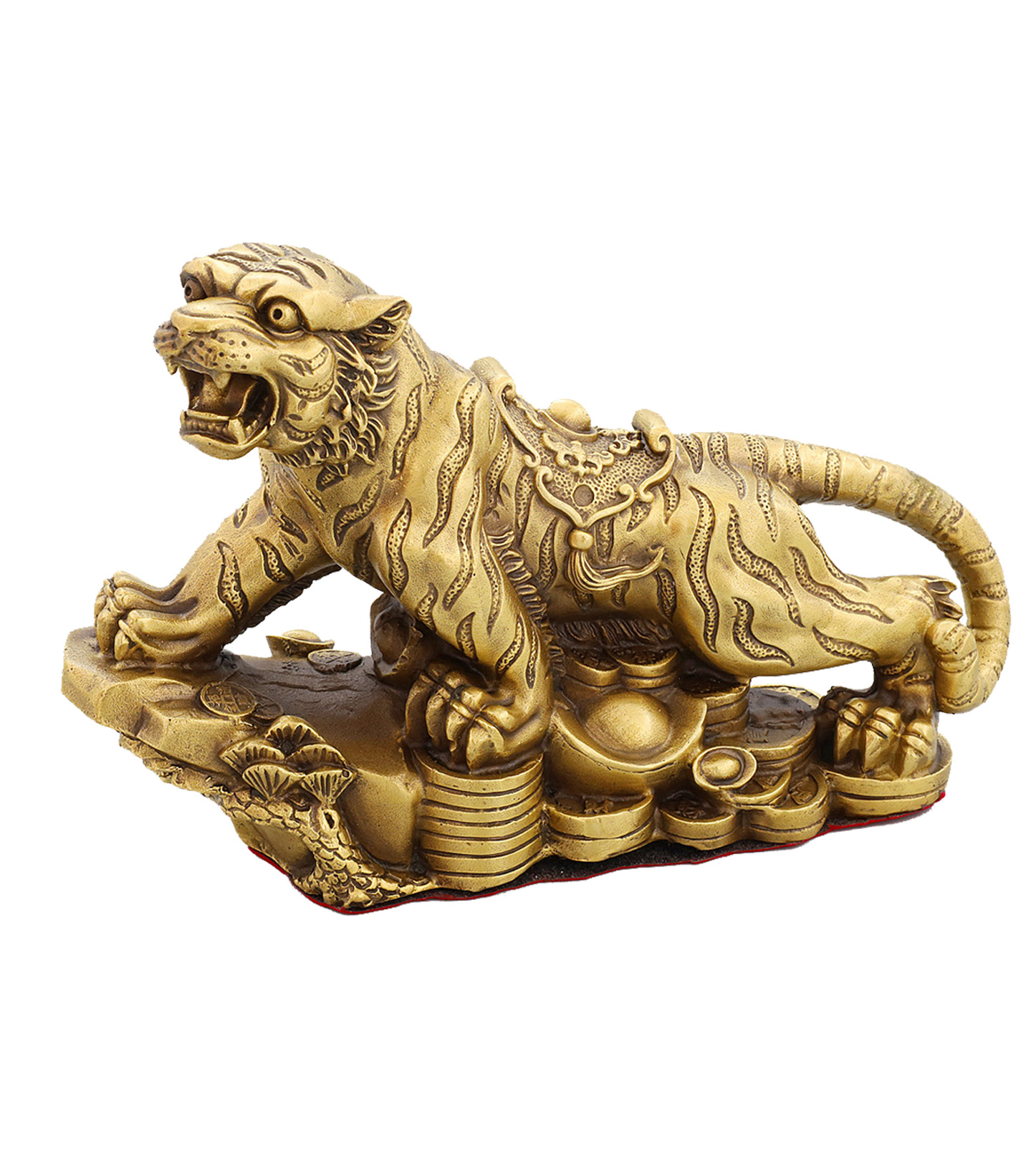 Wealth-Gathering Tiger – Copper Chinese Zodiac Tiger Ornament
