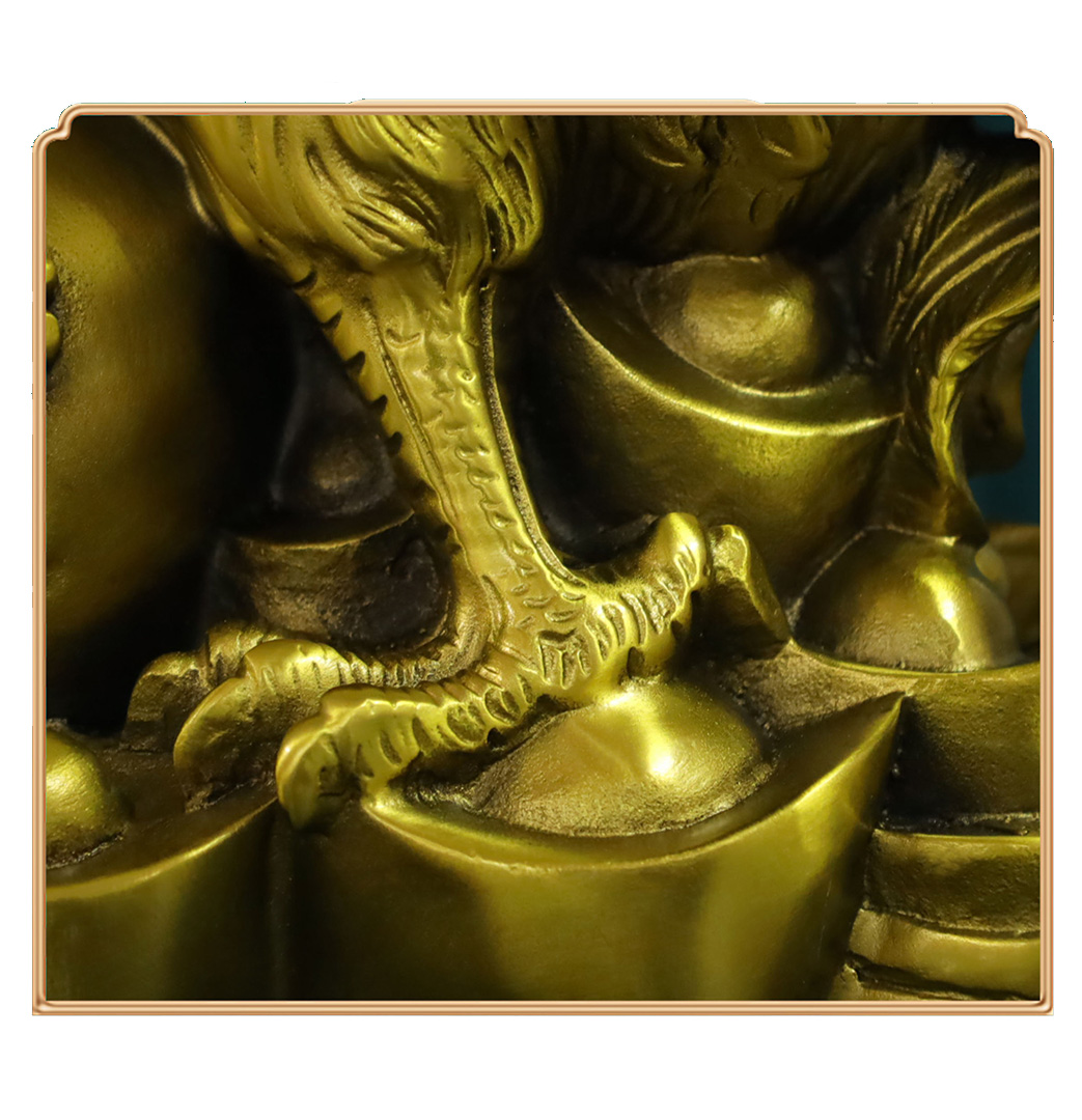 Golden Rooster Heralds Joy – Copper Chinese Zodiac Rooster Ornament - Image 6