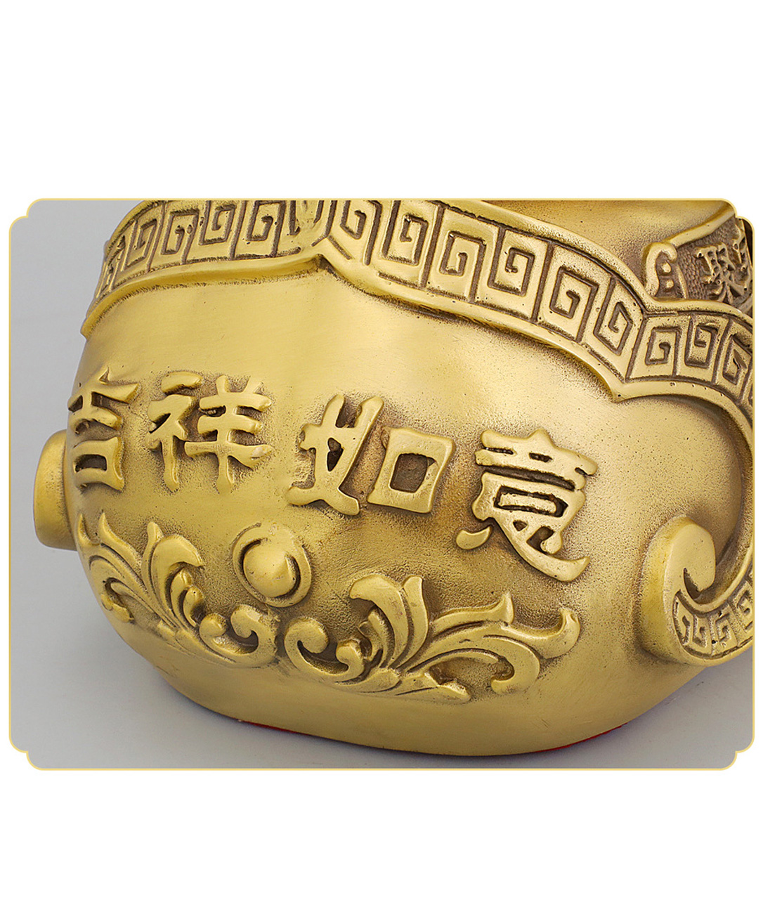 Auspicious Goat of Good Fortune – Copper Chinese Zodiac Goat Ornament - Image 7