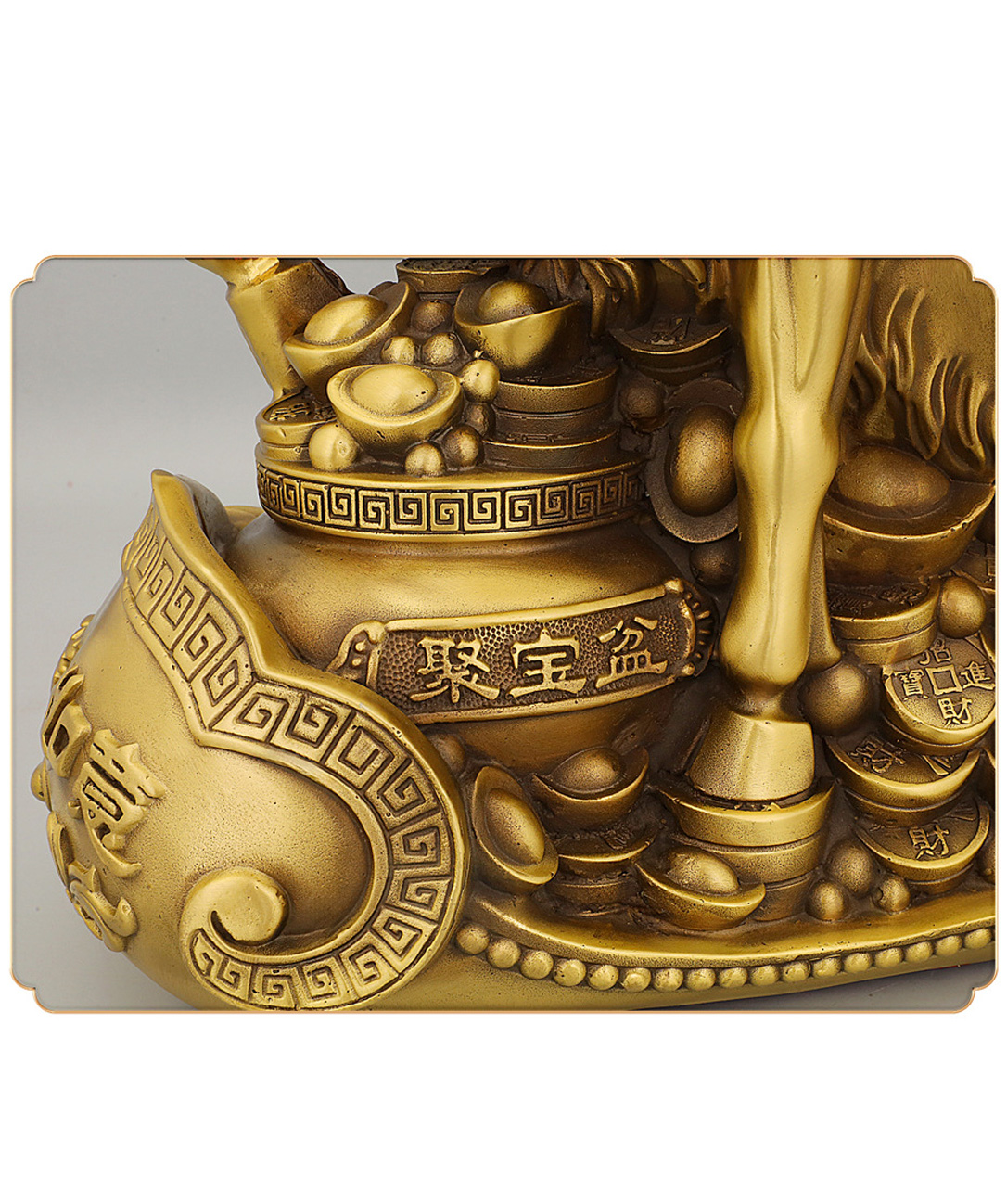 Auspicious Goat of Good Fortune – Copper Chinese Zodiac Goat Ornament - Image 8