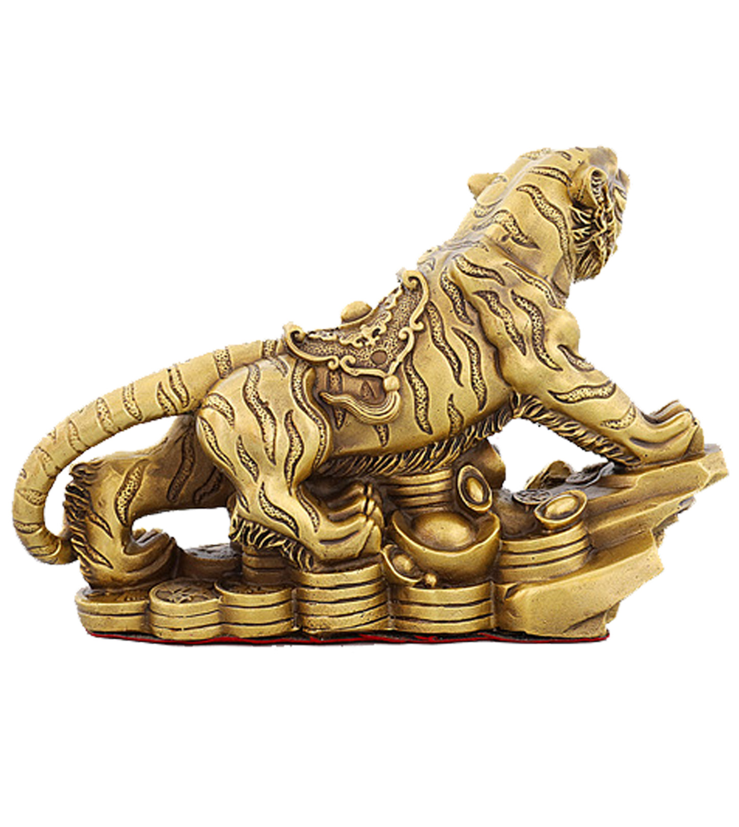 Wealth-Gathering Tiger – Copper Chinese Zodiac Tiger Ornament - Image 3