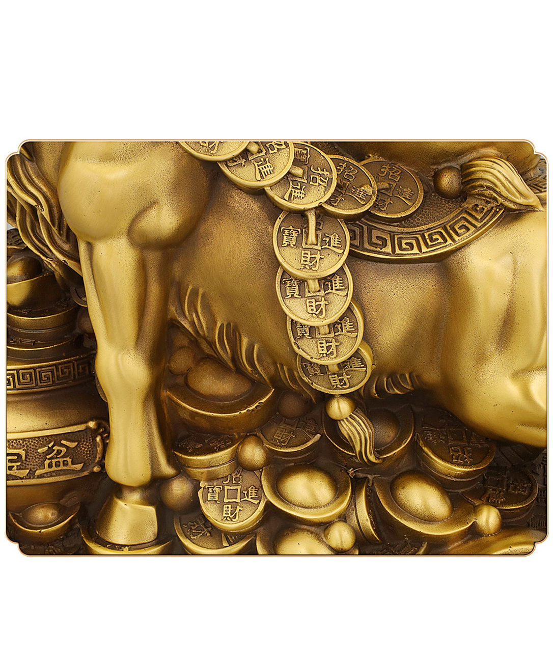 Auspicious Goat of Good Fortune – Copper Chinese Zodiac Goat Ornament - Image 9